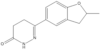 Molecular Structure of 88804-44-8 (3(2H)-Pyridazinone,6-(2,3-dihydro-2-methyl-5-benzofuranyl)-4,5-dihydro-)